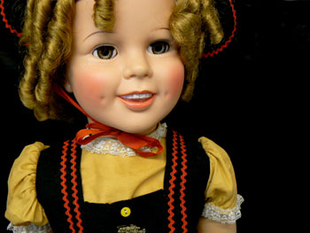 Ideal 35" Shirley Temple in Heidi Dress, Hat ST-35-38-2